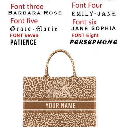 New 2026 Women's Personalized Tote Bag, Printed Canvas Handbag, Large Capacity Beach Bag