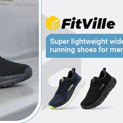 FitVille Wide Toe Box Shoes For Women Breathable Wide Fit Running Shoe Lightweight for Swollen Feet with Cushioned Relief Pain PlatiNum