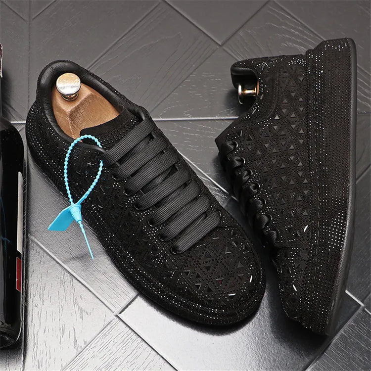 Luxury Royal Style Mens Wedding Dress Shoes Spring Handmade Embroidery Pattern Exotic Designer Loafers Fashion Casual sneaker