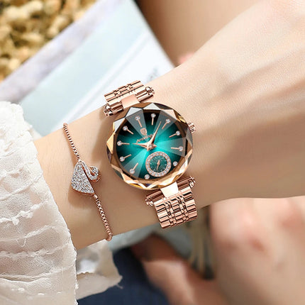 POEDAGAR Orologi al quarzo da donna eleganti di lusso Orologio impermeabile in acciaio inossidabile per donna Orologio da polso da donna alla moda casual reloj platinumshop