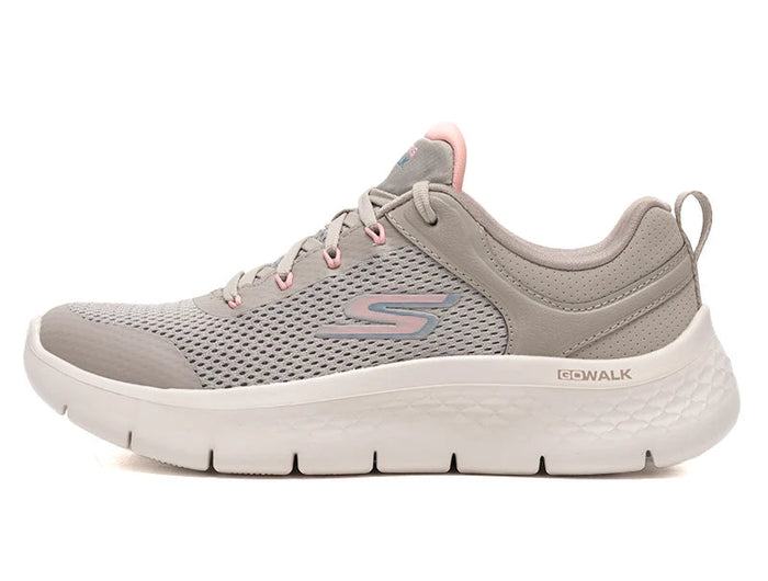 Skechers Go Walk Flex Women's Strap Casual Shoes Breathable Walking Shoes Training Shoes Cushioning Breathable Running Shoes 124817-Tppk PlatiNum