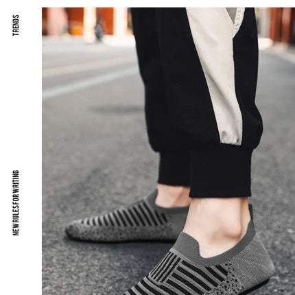 YRZL Mocassini in rete Mocassini da guida da uomo Appartamenti di alta qualità Scarpe da passeggio maschili Mocassini casual in mesh traspirante Scarpe estive da uomo