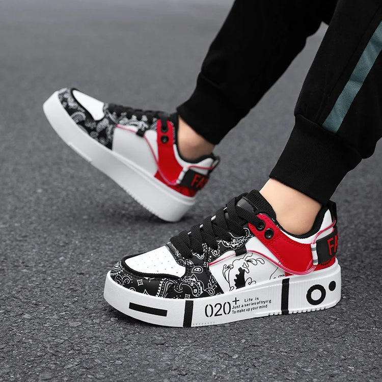 Youth Board Shoes 2025 New Men Women Parent Child Sports Shoes Fashionable Thick Sole Non-slip Casual Walking Shoes Size 31-44