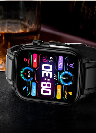 2025 Nuovo AI Diagnosi Lipidi nel sangue Acido urico Test di composizione corporea Smart Watch per uomo ECG + PPG Chiamata Bluetooth Salute Smartwatch platinumshop