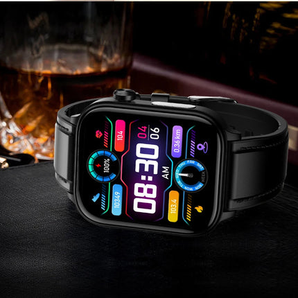 2025 Nuovo AI Diagnosi Lipidi nel sangue Acido urico Test di composizione corporea Smart Watch per uomo ECG + PPG Chiamata Bluetooth Salute Smartwatch platinumshop