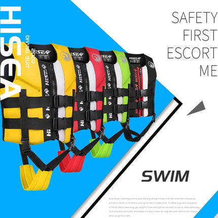 Gilet de sauvetage en néoprène pour enfants, grande veste de flottabilité, sports nautiques, pêche, rafting, surf, canoë, sécurité à la voile, été
