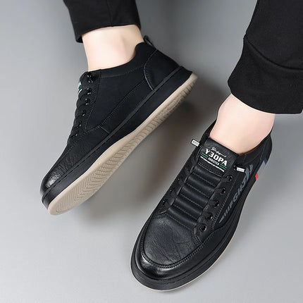 Scarpe casual da uomo alla moda Scarpe semplici da uomo retrò in vera pelle Scarpe da lavoro formali eleganti per pendolari Mocassini con consegna gratuita