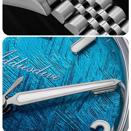 ADDIESDIVE New Watches AD2547 Sapphire 39mm Luxury Men Automatic Wristwatch Japan 8215 Mechanical BGW9 Luminous Waterproof 100m