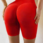 Leggings Sportivi Senza Cuciture da Donna a Vita Alta Push-Up Sexy Leggings da Palestra alla Moda Neri