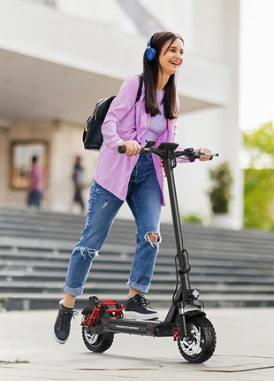 Isiswheel GT1 Scooter elettrico Motore 800W Batteria 48V10Ah EScooter 10 Pneumatico fuoristrada Pieghevole City Commuter E-Scooter