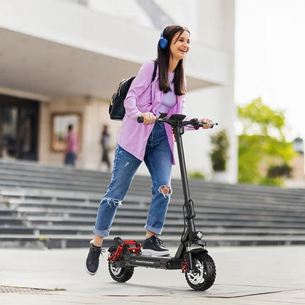 Isiswheel GT1 Scooter elettrico Motore 800W Batteria 48V10Ah EScooter 10 Pneumatico fuoristrada Pieghevole City Commuter E-Scooter