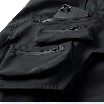 2024 Winter Warm Tactical Pants Men Fashion Functional Multi Pockets Cargo Trousers Hip Hop Streetwear Joggers Pant Techwear