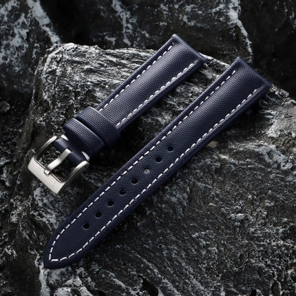 Cinturino per orologio in tela di nylon 18/19/20/21/22mm per Omega per Blancpain Sailcloth cinturino impermeabile cinturino da polso in pelle a sgancio rapido