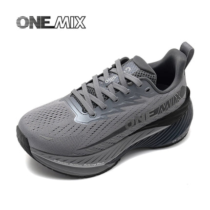 ONEMIX-Scarpe da corsa leggere per uomo e donna Scarpe sportive con ammortizzazione stabile Scarpe da passeggio resistenti alle rimbalzo Novità all'aperto PlatiNum