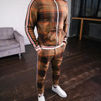 brown striped / XXXL