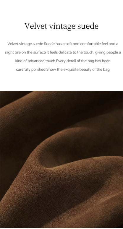 LA FESTIN Original Brand Suede Bag Designer Luxury Bag Bucket Bag Shoulder Crossbody Bag Handbag Women Autumn and Winter Bags