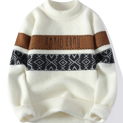 Winter Sweaters for male men thick O-neck sweater men Student youth sweaters autumn Men's wool Casual Knitwear Pullover
