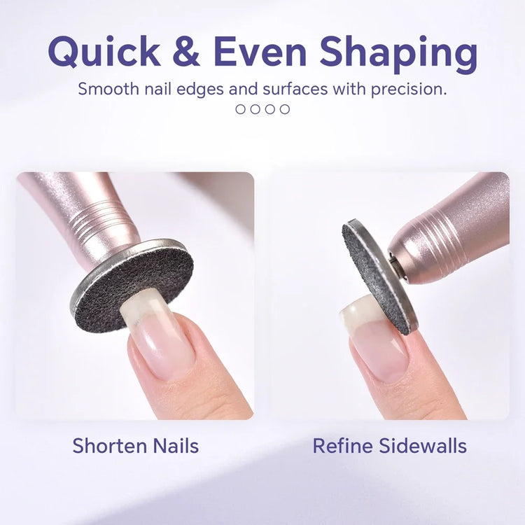 Dead Skin Replaceable Sanding Paper Set for Manicure Pedicure With Metal Disc Nail Drill Bit Calluses Removal Foot Care Tool Acc 2028