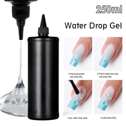 250ml Shiny No Wipe Top Coat UV Base Gel Polish Matte Diamond Top Primer Nail Prep Dehydrate Long Lasting Gel Refill Package