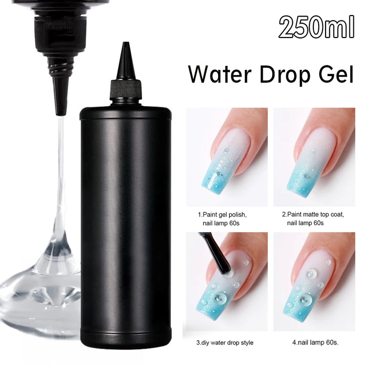 250ml Shiny No Wipe Top Coat UV Base Gel Polish Matte Diamond Top Primer Nail Prep Dehydrate Long Lasting Gel Refill Package