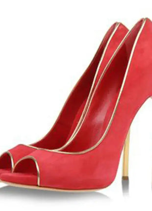 Nuove donne di estate pompe superficiale peep-toe tacchi alti scarpe da donna donna metallo stiletto punta a punta scarpe da donna Zapatos De Mujer platinumshop
