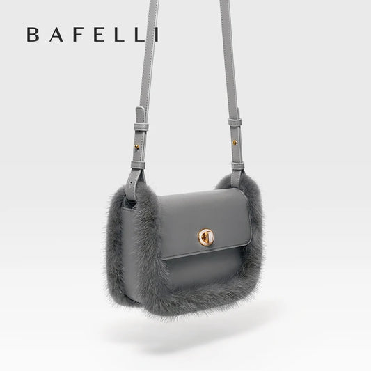BAFELLI 2025 NUOVI BORSE DA DONNA MODA TENDITURA PELLE IN PELLE GENUINE MARCA DI LUSSO ORIGINALE DESIGNER Borsa a tracolla con tracolla