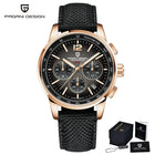 Orologio al Quarzo da Uomo Pagani Design VK63, 41MM, Vetro Zaffiro, Impermeabile 10 Bar, Sportivo, Reloj Hombre