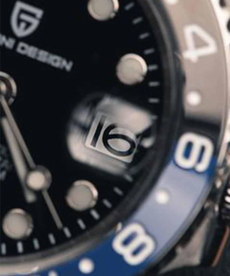 PAGANI DESIGN 2026 Nuovo Orologio Meccanico di Lusso da Uomo Batman 40MM GMT con Bracciale Jubilee, Vetro Zaffiro, Acciaio Inossidabile, Impermeabile, Automatico