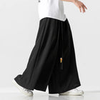 Men's Wide Leg Trousers, Streetwear Style, Solid Color, Casual, Comfortable, Vintage, Oversized, for Spring and Summer