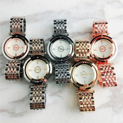 Orologio da Polso Semplice ed Elegante Automatico al Quarzo in Acciaio Inossidabile per Donna Montre Homme Relogio Feminino platinumshop