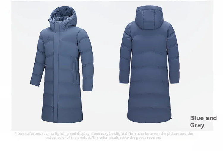 KELME Men's Thermal Down Jacket Outdoor Running Windproof Fleece-Lined Thickened Training Jacket пуховик женский