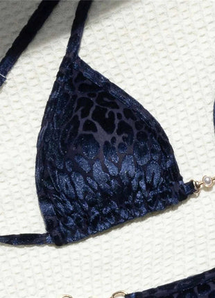 S-XL Leopard Halter Mini Micro Perizoma Bikini Donna Costumi da bagno Costume da bagno femminile Bikini a due pezzi Bagnante Costume da bagno Swim V5207 platinumshop