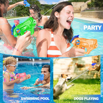 Mini Pistola ad Acqua per Bambini, Piccole Pistole ad Acqua, Spruzzatori e Blaster per Piscina, Giochi d'Acqua Estivi per Spiaggia e Attività all'Aperto