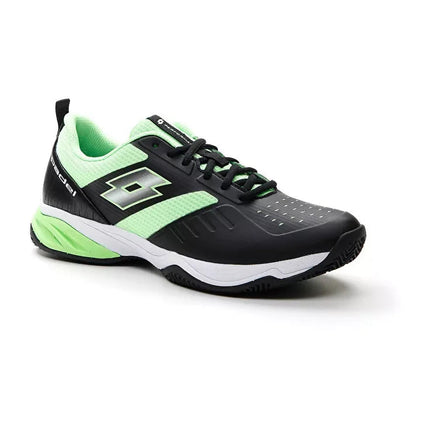 Padel Lotto Superrapida 400 IV Black/Green Sneakers PlatiNum