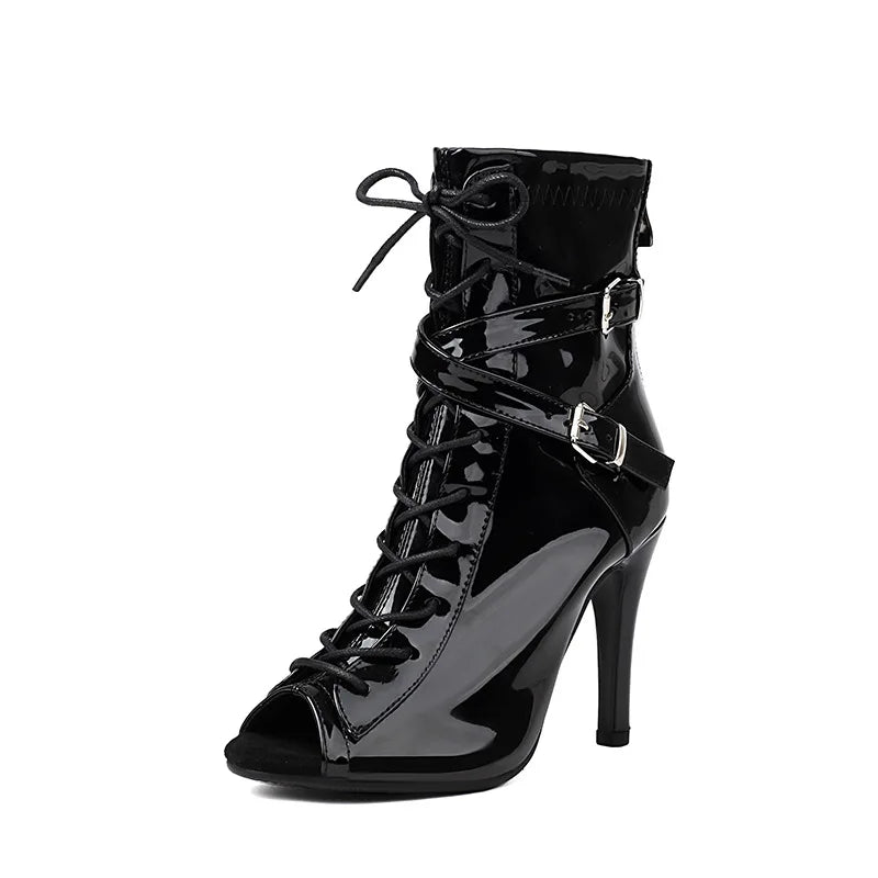 Sgesvier High Women Sandals Thin Heels Soft Stilettos Jazz Dance Female Shoes Sole Customizable Latin Dancing Sexy Plus Size 46