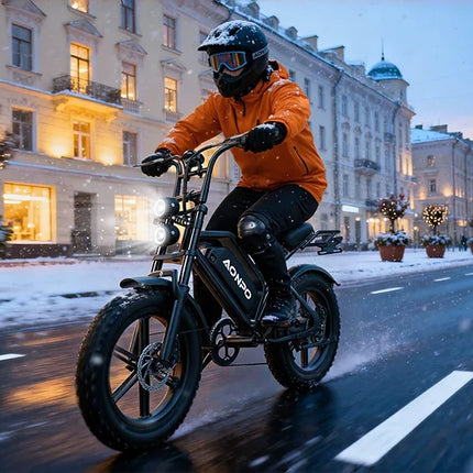 Nuova Bici Elettrica POWBEN V20 2026 UE, Motore 2000W, Velocità Massima 50km/h, Batteria 52V 15Ah, Pneumatici 20×4.0, Cambio a 7 Velocità SL-TX30-7R, E-Bike per Adulti