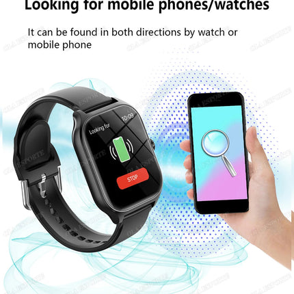 Smartwatch 2025 per Android e iOS, Schermo a Colori da 2,01 Pollici, Risposta alle Chiamate Bluetooth, Orologio Fitness Tracker per Donne e Uomini platinumshop