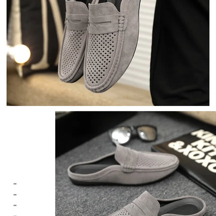 Mocassini da Uomo Leggeri Estivi, Scarpe Comode Senza Lacci, Traspiranti, Casual, con Supporto Parziale, Ciabatte per Uomo