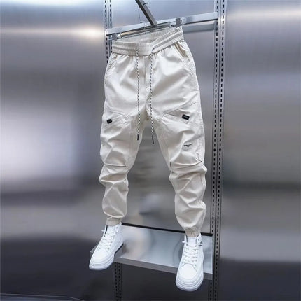2025 New Men Joggers Autumn Sweatpants Spring Drawstring Casual Pants Workout Running Cotton Sports Trousers Men Clothing