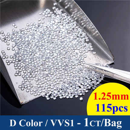 New Premium D Color VVS1 Moissanite Loose Stone Full Size Factory Wholesale Fine Jewelry Certified Moissanite Diamonds With GRA PlatiNum