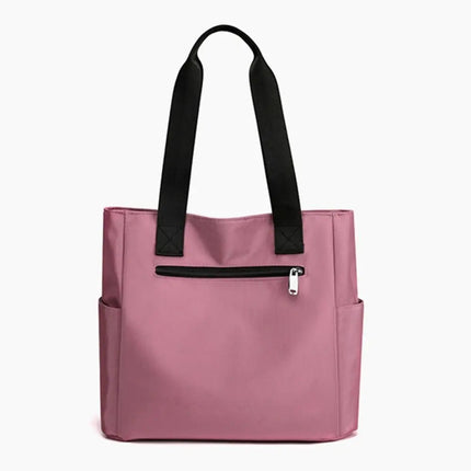 High Quality Large Capacity Handbag Tote Bags Lightweight Waterproof Nylon Shoulder Bag For Work School And Travel Shoulder Bags PlatiNum