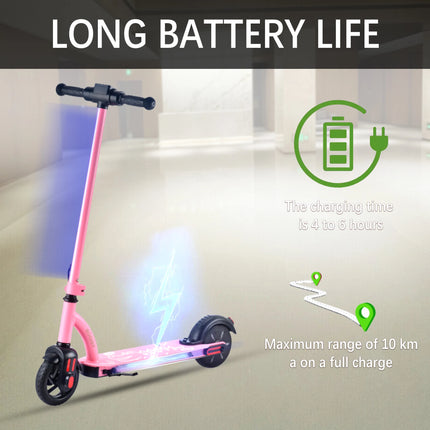 Monopattino elettrico AATOTMGO per bambini dai 6 ai 12 anni. Velocità massima: 16 km/h. Raggio d'azione: da 10 a 15 km. Pieghevole. Potenza: 125 W. 3 velocità, luci a LED, carico massimo: 70 kg.