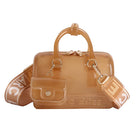 Borsa da Spiaggia in PVC Trasparente 2025, Stile Coreano, Borsa a Tracolla Fresca e Dolce in Silicone, Misura Media con Chiusura a Cerniera