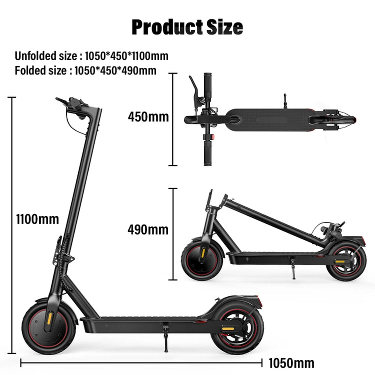Pneumatico per scooter elettrico W3 da 8,5 pollici Motore da 350 W Batteria 36V7.8Ah Portata 24-34 km Velocità 30 km/h Azionamento posteriore E Scooter con app