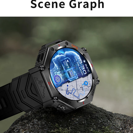 T-Rex 3 Grado Ultra Militare GPS Astuto Della Vigilanza 10ATM Bussola Impermeabile Altimetro Barometrico AMOLED Uomini HD Chiamata Sport Smartwatch platinumshop