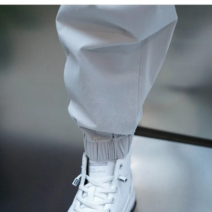 2025 New Men Joggers Autumn Sweatpants Spring Drawstring Casual Pants Workout Running Cotton Sports Trousers Men Clothing