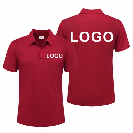 Summer Casual Polo Shirt Breathable Economical Custom Polo for Company Staff Work Polo Shirt with Custom Logo Print Embroidery