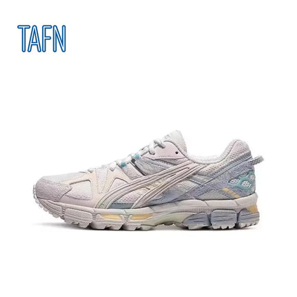 Scarpe stile retrò atletico con suola segmentata antiscivolo, adatte per jogging, attività all'aperto, uscite casual e fitness per adulti.