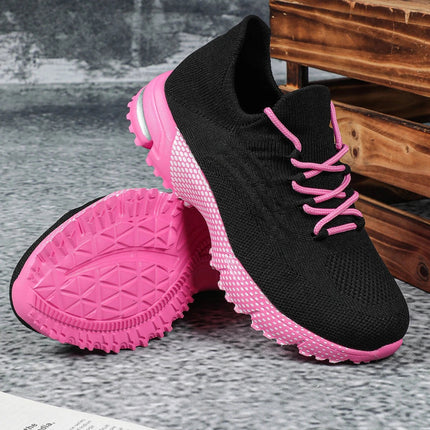 Breathable Socks Shoes Women Lightweight Knitted Casual Sneakers Non-slip Walking Footwear Outdoor Jogging Fitness Sports PlatiNum