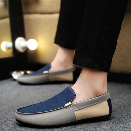 Scarpe casual da uomo primavera estate alla moda, traspiranti, slip-on, da guida, taglie grandi